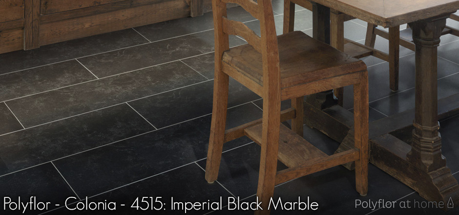 Polyflor - Colonia - 4515: Imperial Black Marble